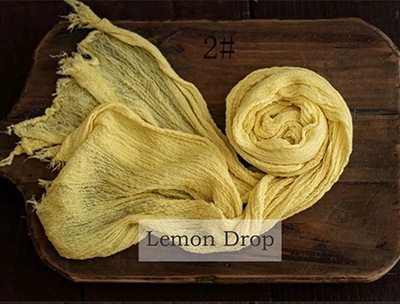 Toalla de gasa recién nacido niños fotografía elástico envoltura de tela bebé fotografía tela plisada seersucker envoltura de tela