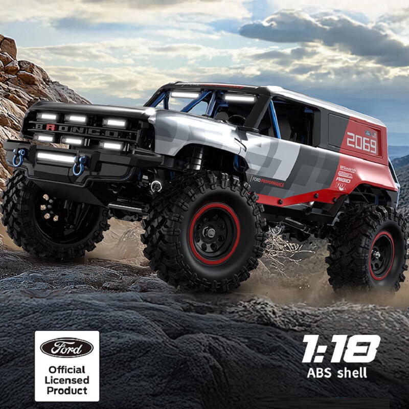 MJX remote control car h18p climbing car, Ford authorized 1/18 four-wheel drive brushless off-road simulation model, high-speed remote control