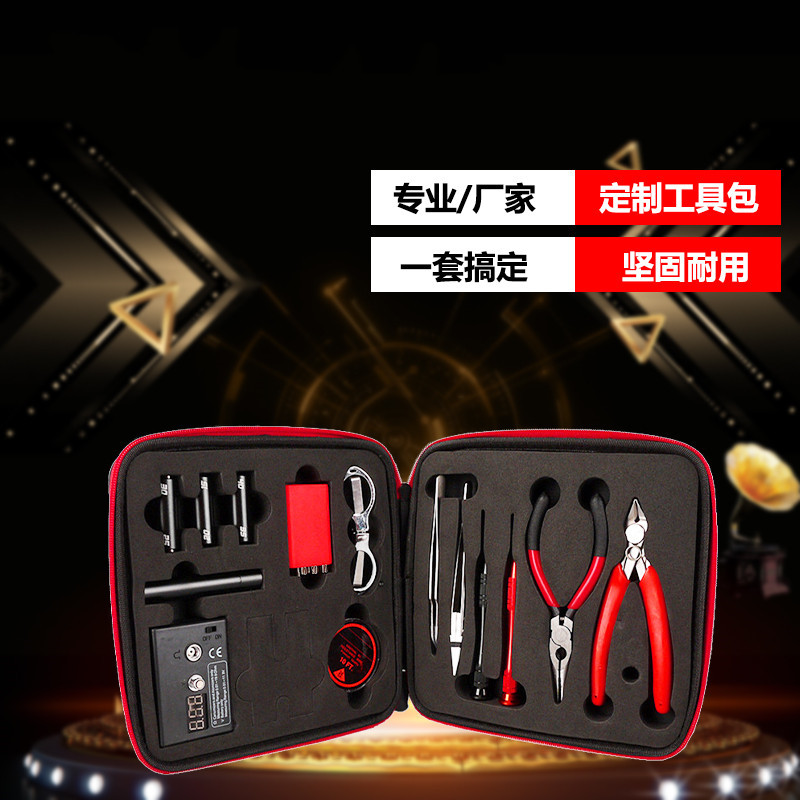 热销烟具DIY工具包套装 二代测阻仪发热丝绕丝器配件组合工具包