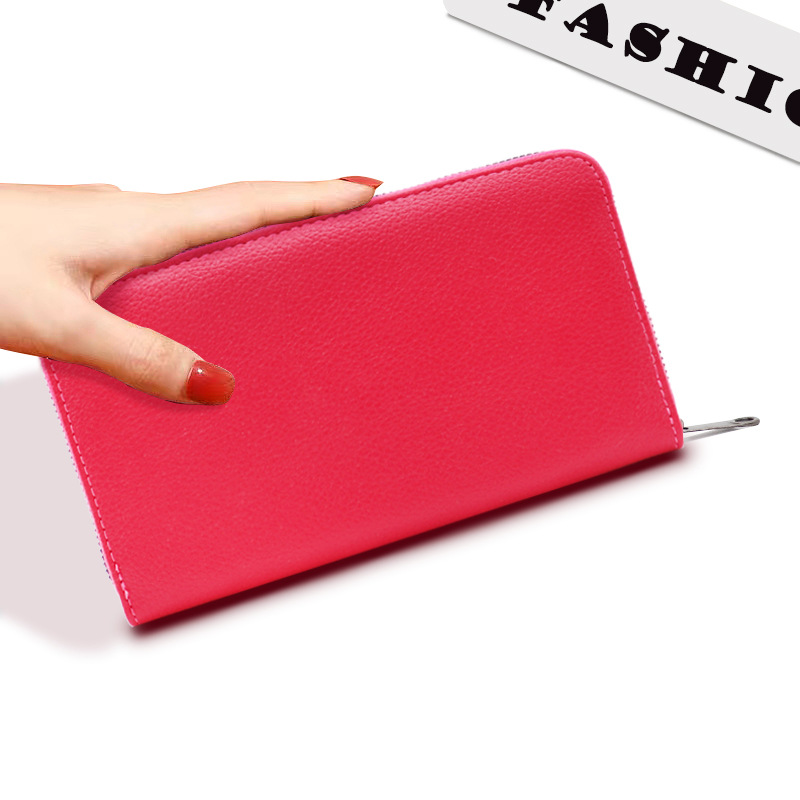 Largo titular de la tarjeta de gran capacidad de las mujeres simple elegante multi-tarjeta de identificación bolsa de conducción titular de la tarjeta de los hombres de negocios titular de la tarjeta pu