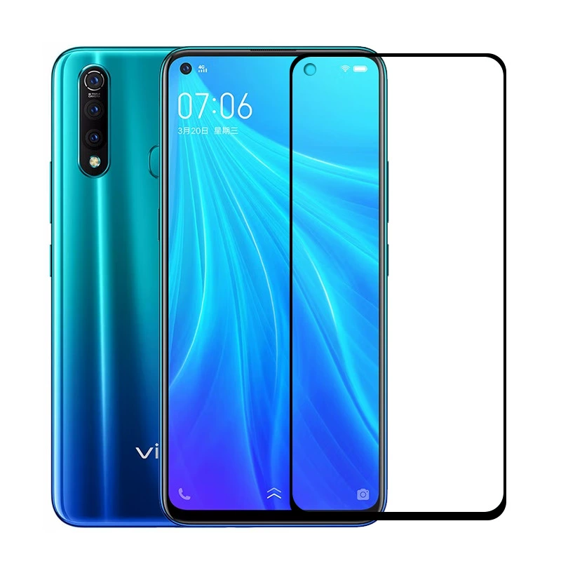 Подходит для защитной пленки Vivo Z5x полный экран Z5X версия 712 мобильного телефона пленка с черной каймой антивыпадение высокое определение защитной пленки