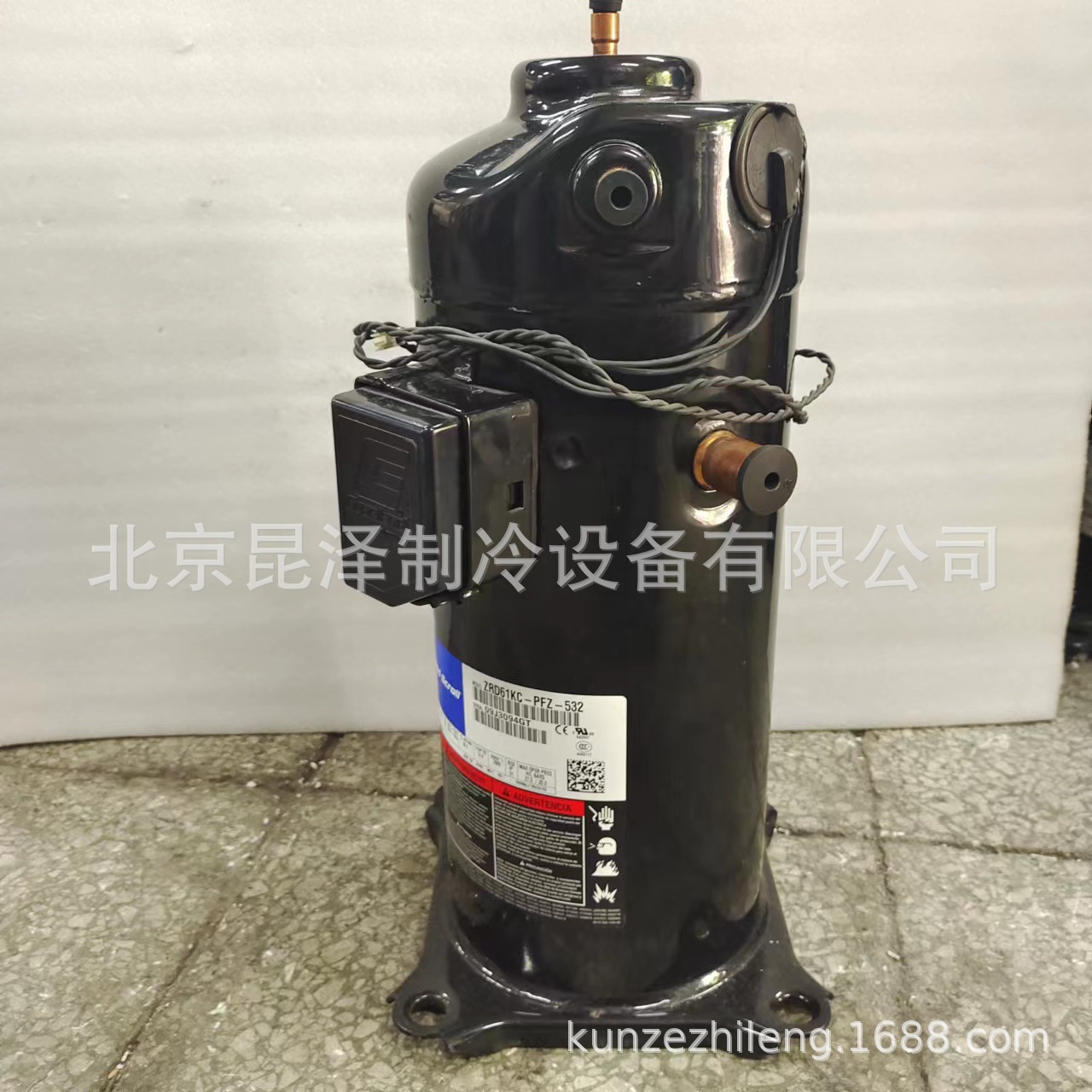 数码涡旋压缩机 ZRD72KC-TFD-532 中央空调涡旋制冷压缩机