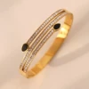 Three-layer square diamond gold