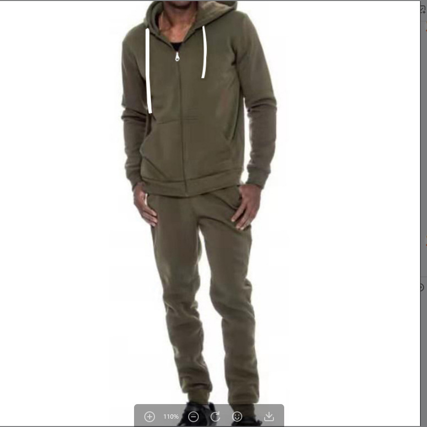 Nueva marca de moda traje deportivo para hombre 2022 primavera nuevo suéter cardigan casual juvenil delgado con capucha conjunto de dos piezas