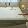 Strawberry Shortcake - Aqua Green - Fitted Sheet Style