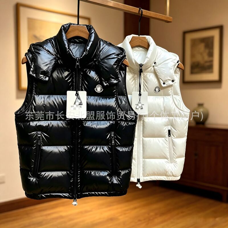 Mengjia Cross-Border High-End Fashion Couple's Hooded Vest, Unisex Style, Free Shipping Direct Delivery Mengjia Cross-Border High-End Fashion Couple's Hooded Vest, Unisex Style, Free Shipping Direct Delivery