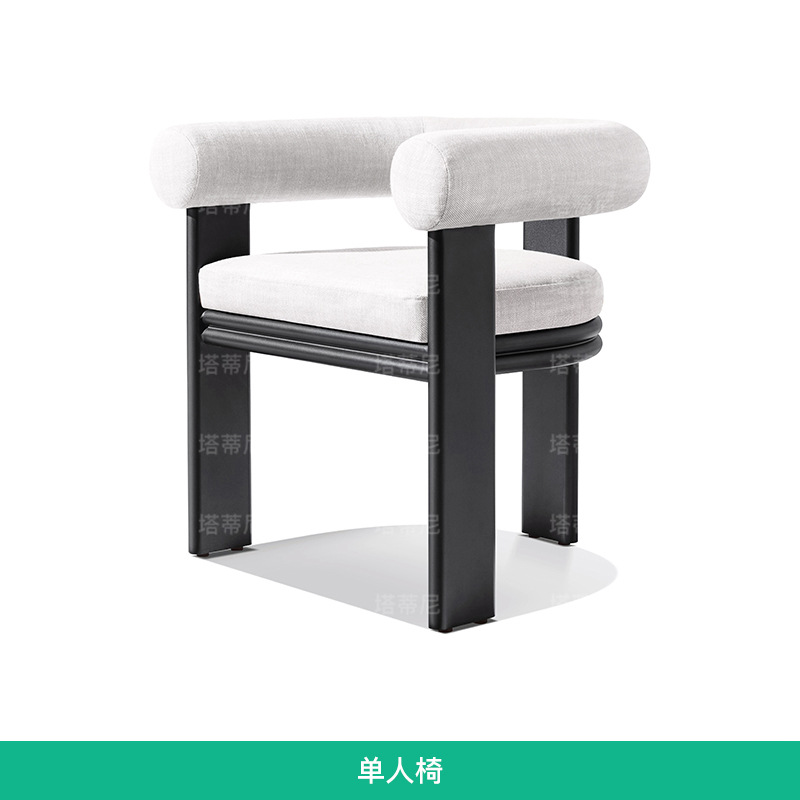 Mesa y silla de teca al aire libre Villa Jardín Hotel Sala de sol hace viejos muebles de ocio a prueba de agua y protección solar