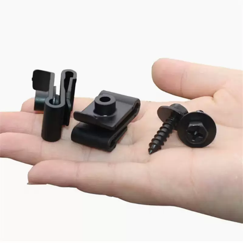 保险杠汽车零件自攻螺母黑色适配叶子板配件钢片螺丝原车挡泥板