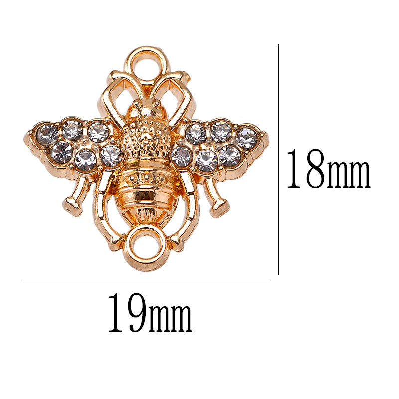 20 Pièces/Paquet Alliage Strass Forme De Cœur Couronne Papillon Pendentif display picture 2