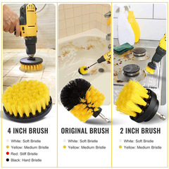 Cross-border hot selling 32-piece set of car detailing car wash details brush electric drill brush air outlet brush car wash gloves set