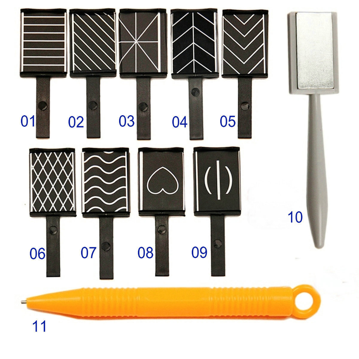 Manicura ojo de gato imán de doble cabeza engrosamiento elegante imán de hierro 2025 nueva herramienta de ojo de gato de mástil imán multifunción