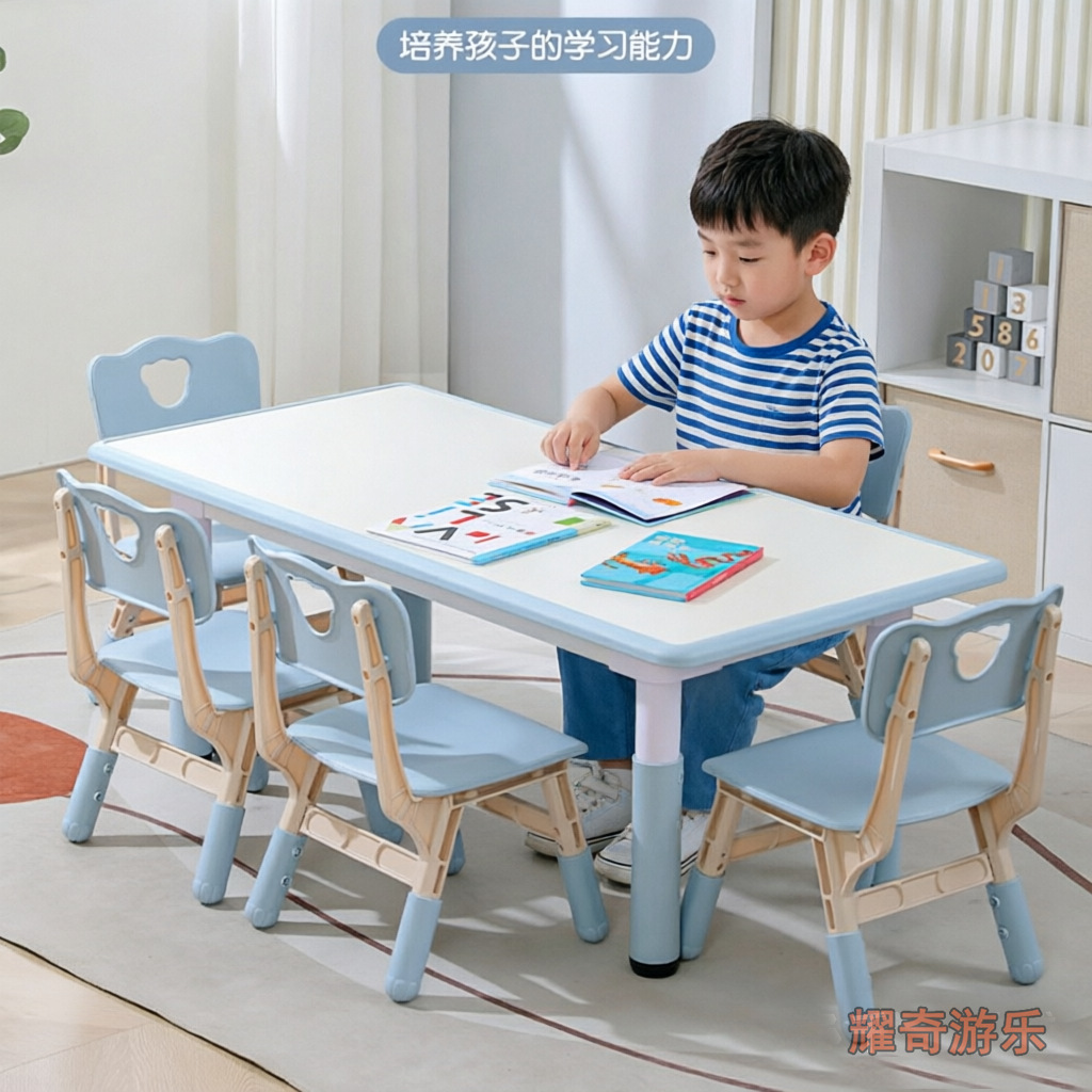 Liftable graffiti rectangular table. Children's table. Desks and…