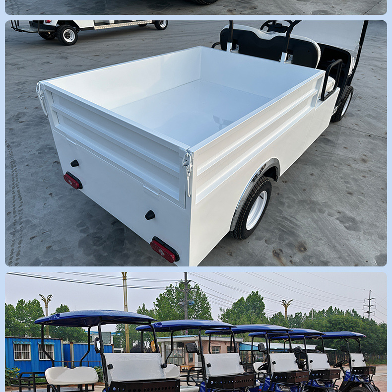 Electric golf cart for tourist attractions, hotels, B&Bs, campsites, off-road airport shuttle and sightseeing vehicle