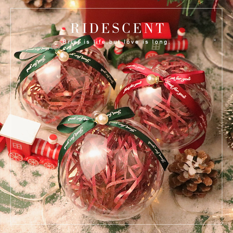 Acrylic Transparent Plastic Ball Wedding Candy Box with INS Style Creative Round Crystal Ball Wedding Candy Box Gift Box