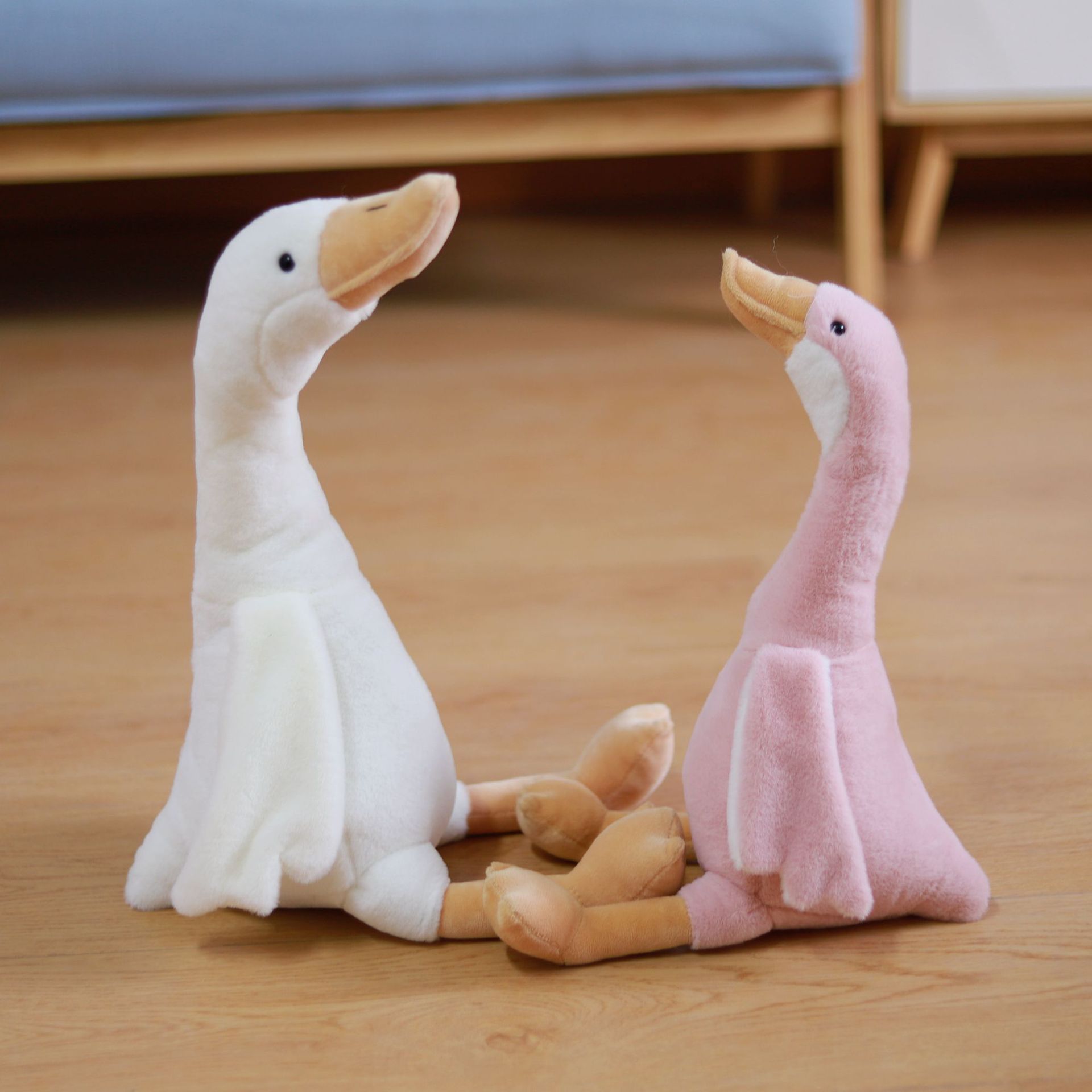 Pato muñeca de juguete de peluche muñeca calmante muñeca de ganso blanco grande cisne de juguete para niños Regalo de Cumpleaños femenino