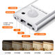 Remote control led human body induction light with rechargeable self-adhesive cabinet wardrobe wine cabinet magnetic intelligent induction light bar