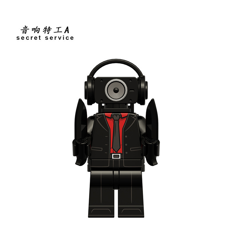 新しいタイタンモニターメンズドクタートイレビルディングブロックミニフィギュアテレビオーディオマン子供用組み立ておもちゃスピーカーメンズ|undefined