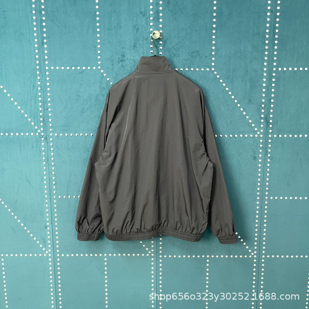 Спортивный костюм с буквами, комплект, куртка, штаны, с вышивкой, oversize
