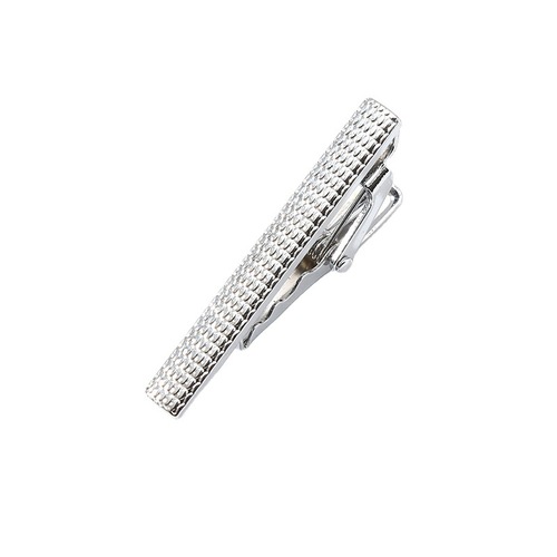 Gold men's 4cm short stylish tie clip, silver mirror narrow tie special personalized tie clip