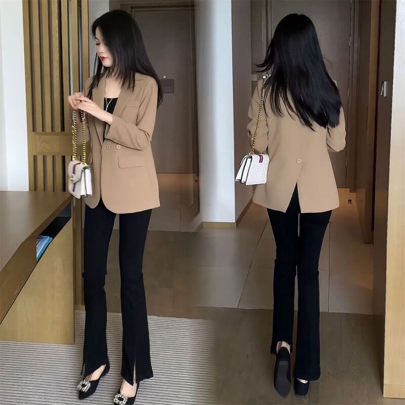 2025新款春秋小西装外套韩版宽松设计感休闲西服时尚气质百搭女装|undefined