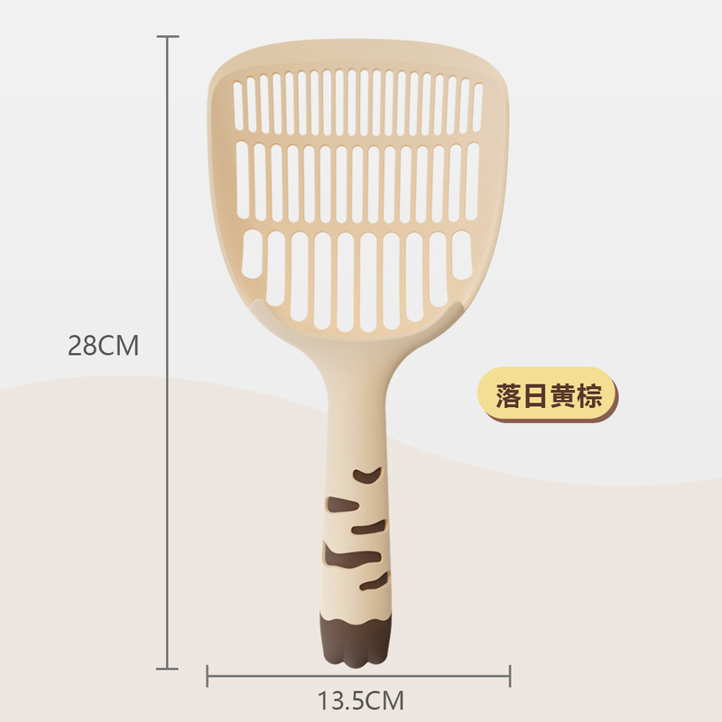 猫砂スコップ、細穴うんちスコップ、猫砂ペット用品、豆腐猫砂ツーインワン猫うんちスコップ収納|undefined