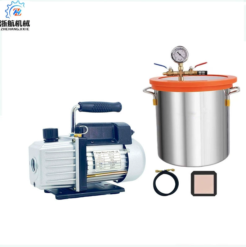 Вакуумный насос с вакуумным ведром вакуумный резервуар вакуумный пеногаситель смолы пеногаситель AB силиконовый пеногаситель