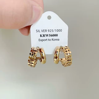 时尚气质耳环女网红咖啡金小众轻奢耳饰批发个性潮流百搭耳钉女