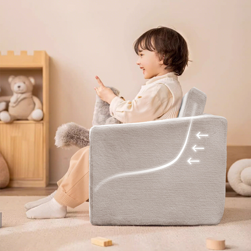 シンプルな子供用折りたたみソファベッド、生後1ヶ月のソファチェア、怠惰な一人用リクライニングと睡眠用ベッドルームベビースツール|undefined