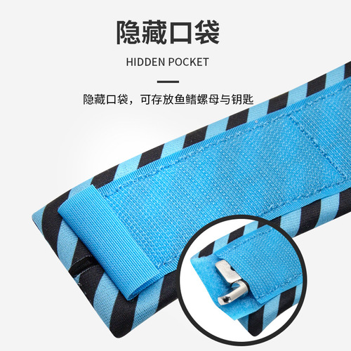 KOETSU Dual-Color Foot Rope, Paddle Board Surfing Traction Rope Accessories, Kayak Telescopic Cord—Factory Direct Sales