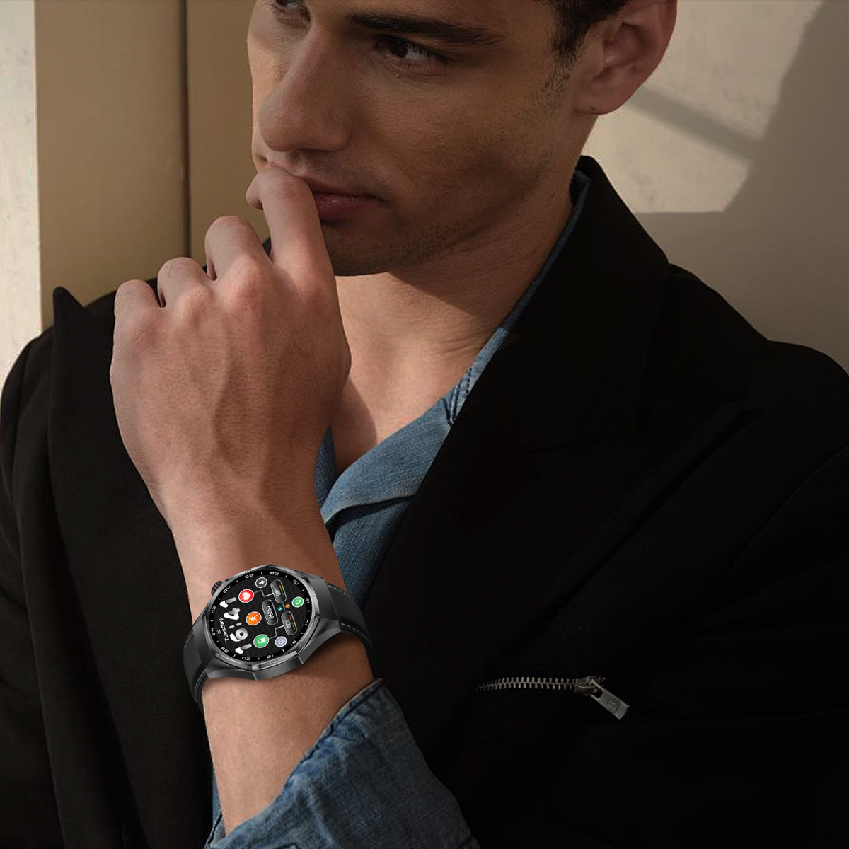 Watch6 Max Smartwatch Bluetooth Calling Heart Rate Blood Oxygen Monitor_voghion.com