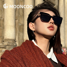 芈蔻韩版方形 偏光太阳镜女款方圆脸个性潮防晒遮阳 墨镜女高级感