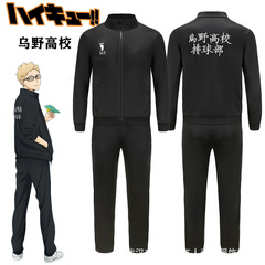 Volleyball Junior Cos Uniform Karasuno High School Volleyball Club Uniform Hyuga Shoyang Sportswear Adult and Children's Style