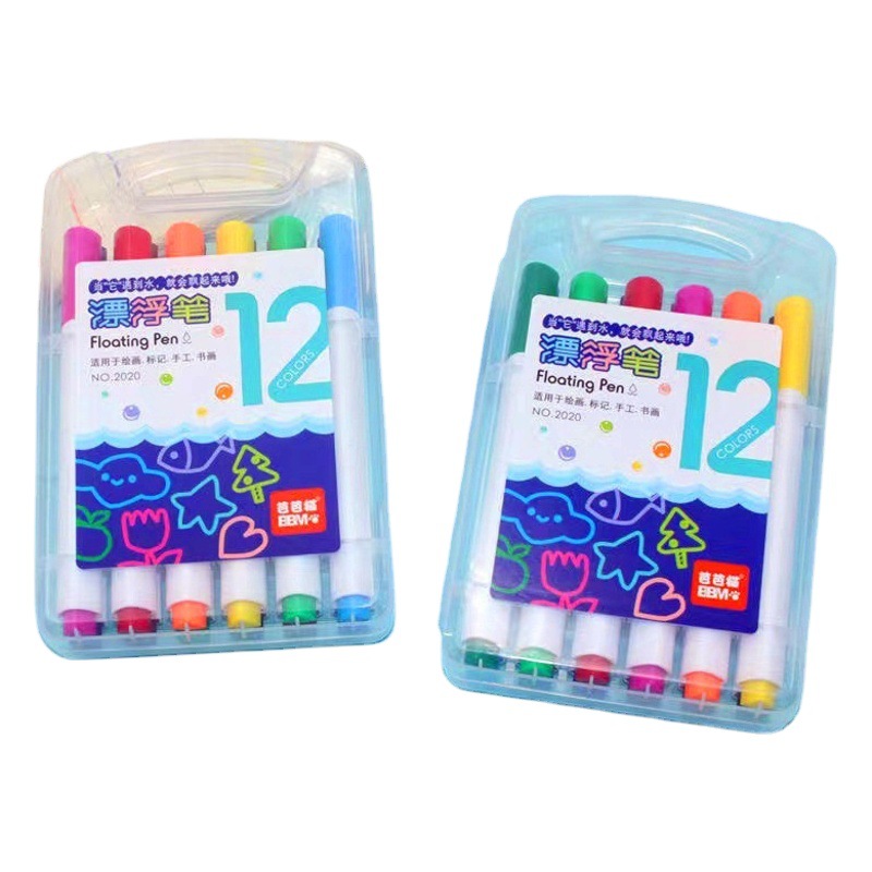 Pluma flotante mágica para niños al por mayor pluma flotante pluma de acuarela de color borrable de gran capacidad pluma flotante de pizarra