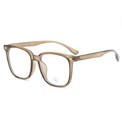 素颜方形大框防蓝光眼镜批发新款护目镜米钉平光镜配近视眼镜框架