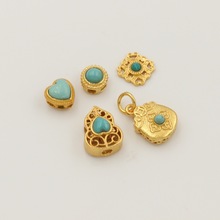 S925�ŷ��y僽��Ƕ��Ȼ�G��ʯ�U�ո����NƬDIYС���ﾎ�K���