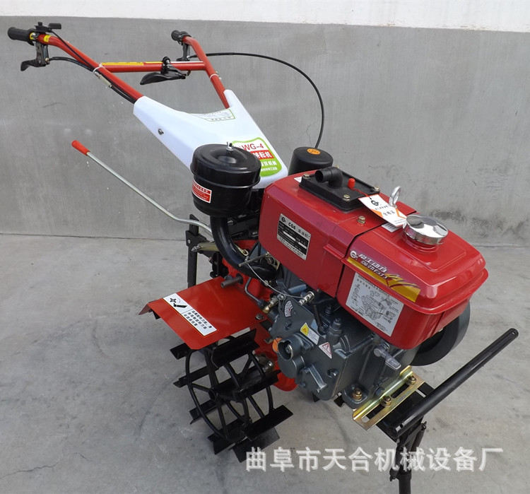 大葱大姜种植开沟培土机 柴油田园耕整机  风冷柴油机助力