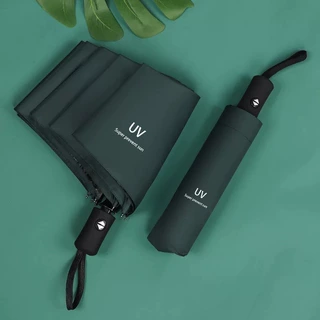 UV全自动雨伞批发雨伞定制logo商务广告伞防晒防紫外线折叠遮阳伞