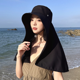 Mask Hat Integrated Neck Protection Neck Shawl Hat UV Sun Hat Women's Summer Cycling Blow