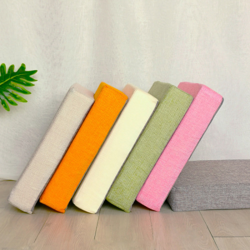 Factory direct sales and processing customized memory foam cushions cotton and linen chair cushions wholesale linen sponge cushions heightening cushions bay window cushions