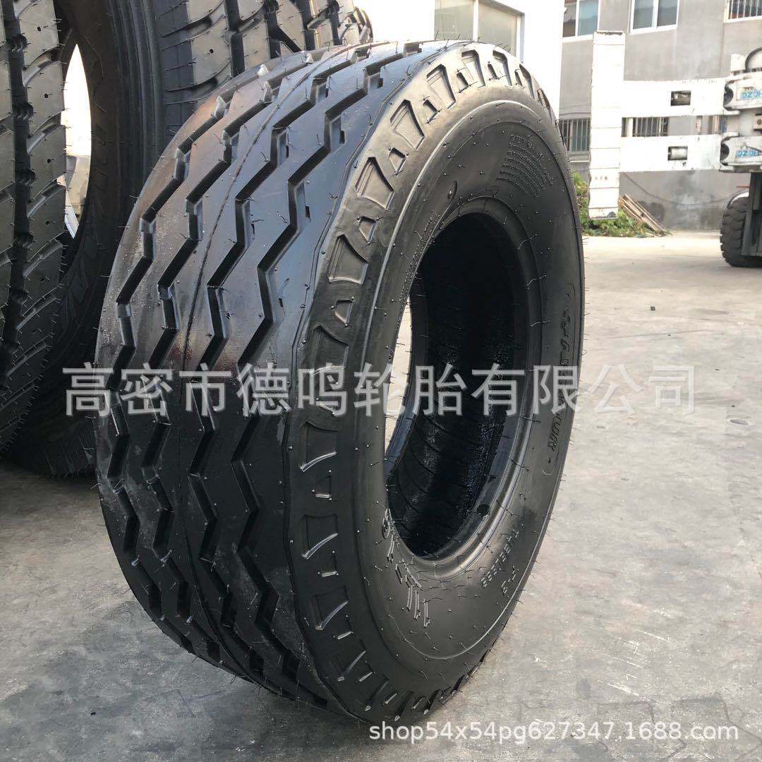 Dos cabezas ocupado ingeniería neumático 11L-16 maquinaria agrícola cortacésped guía rueda curva patrón engrosamiento