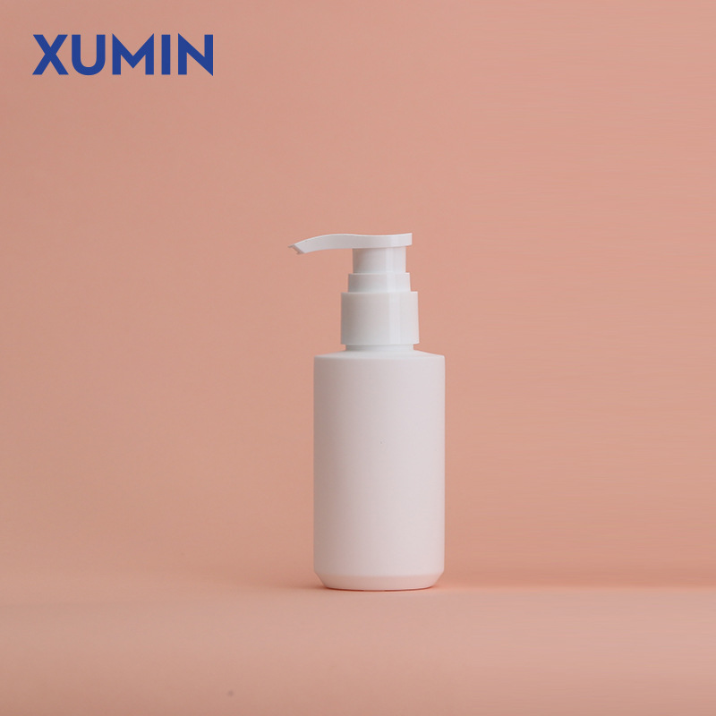 Nuevo producto PE peluche plástico botella de bomba de presión 100 - 200ml botella de emulsión blanco mat 300 - 500ml botella de champú