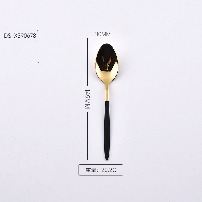 티스푼(검은색 손잡이)