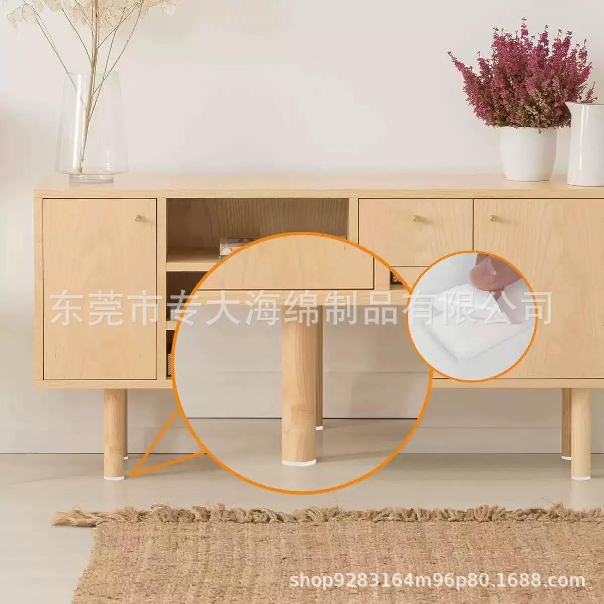 Односторонняя клейкая прокладка из ЭВА, защита стены изголовья, защита от столкновений, амортизация стола и стула, противошумная прокладка