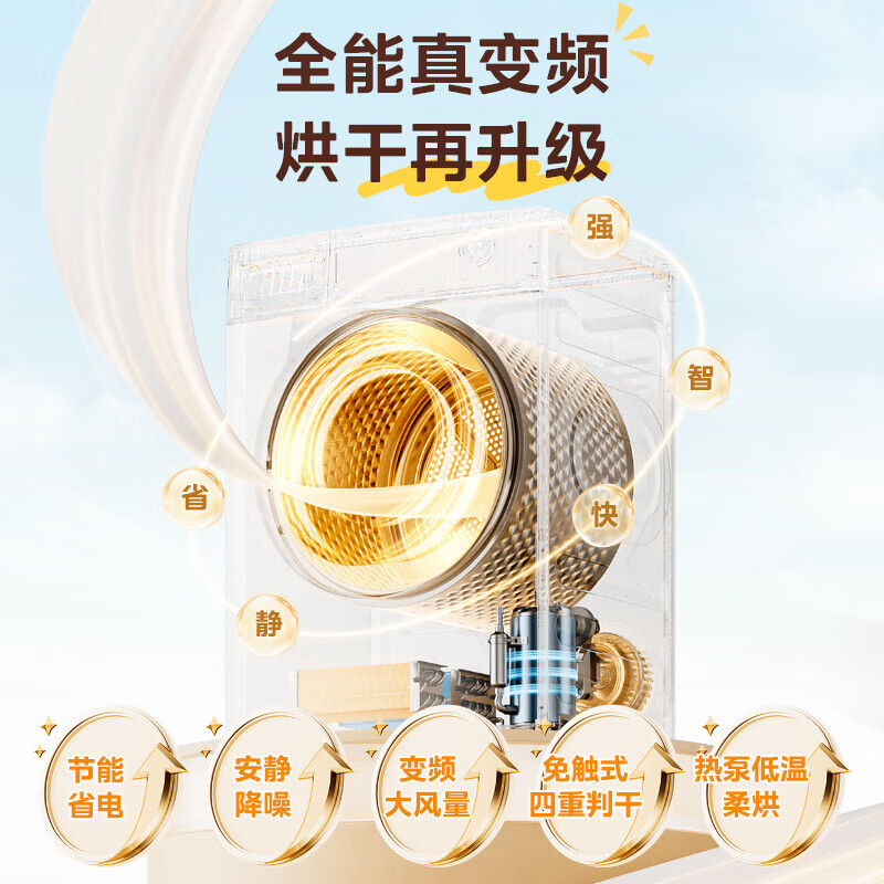 Стирально-сушильная машина Midea 10+10 кг