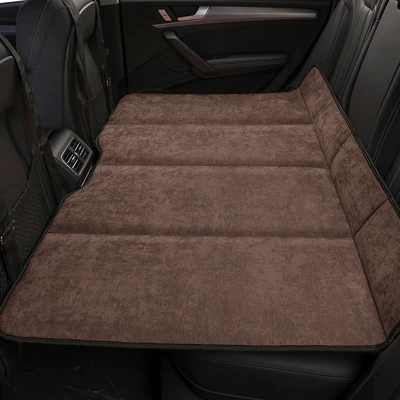 Vehicle-mounted inflatable bed: Extension Board, Car Mattress, Car - large-version-of-chenille-charming-coffee-85x140cm