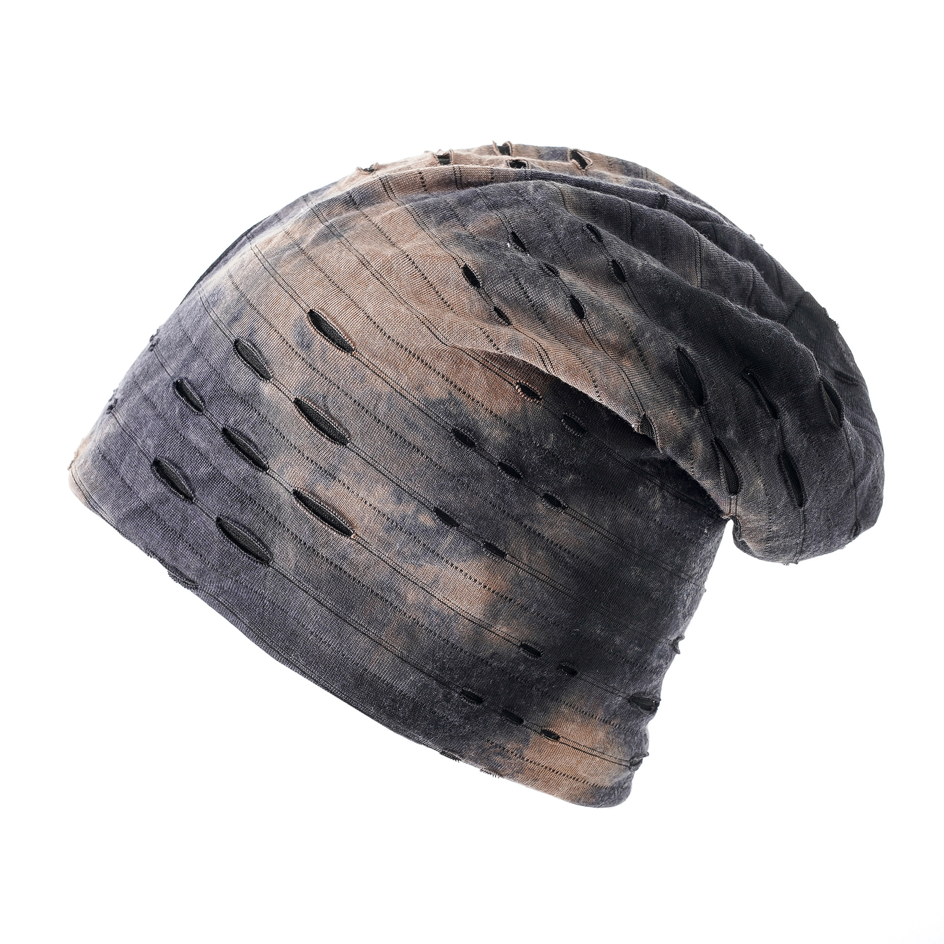 Estilo japonés Delgado negro teñido con lazo sombrero de pila de moda femenina primavera y otoño tendencia de la moda Internet celebridad personalidad bolsa pañuelo sombrero masculino verano