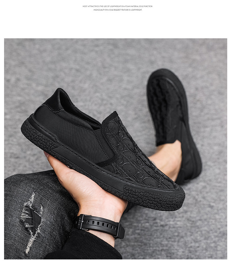 Zapatos De Hombre Nuevos Zapatos De Primavera Y Verano Para Hombres, Zapatillas De Deporte Sin Cordones Informales Que Combinan Con Todo, Comercio Exterior Transfronterizo_voghion.com