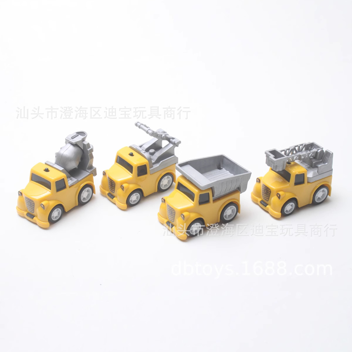6.8cm Pull Back Sanitation Vehicle 75mm Gashapon Toy Giveaway