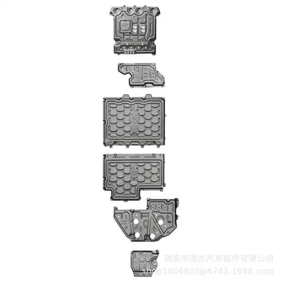 Underbody protection plate/engine baffle – Universal for Xpeng P7/X9/G6/G7/G9/Mona - aluminum-magnesium-alloy-dark-gold-xpeng-x9-hybrid