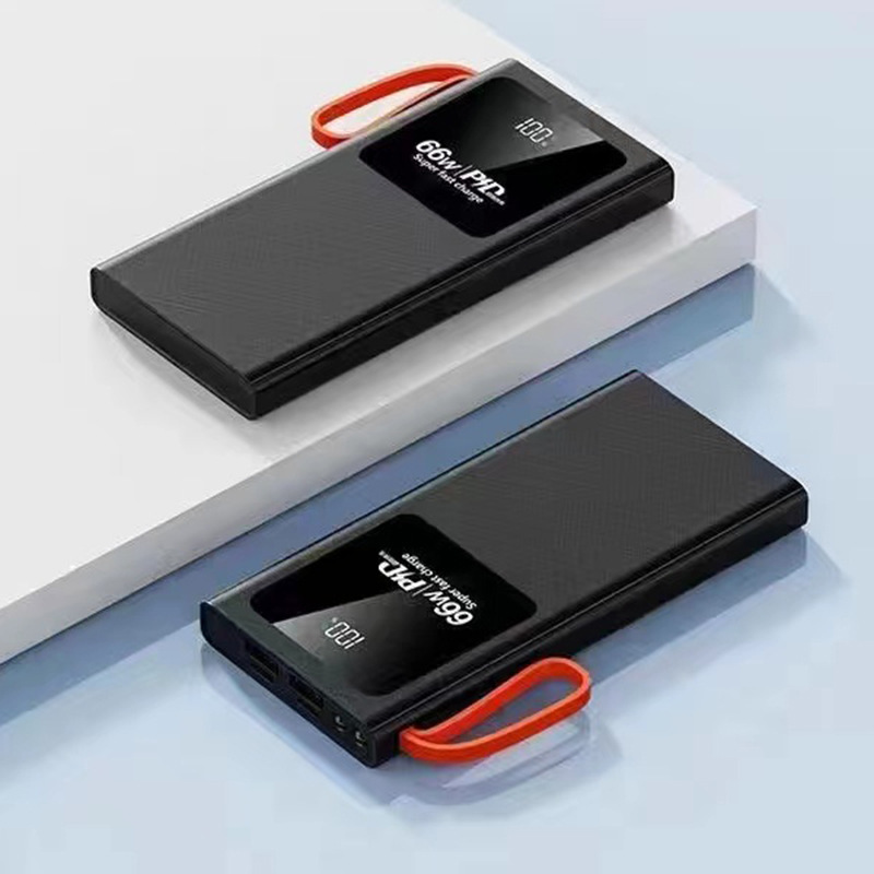 PD de carga rápida bidireccional lámpara de iluminación LED portátil fuente de alimentación portátil al aire libre de alta capacidad multipuerto doble carga de salida USB